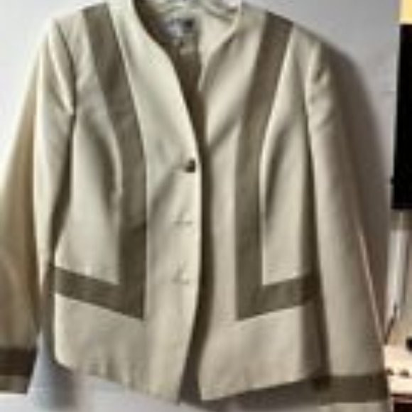 Vtg Atrium Collection Jacket Blazer Size 10 Shoulder Pads USA - Picture 4 of 4